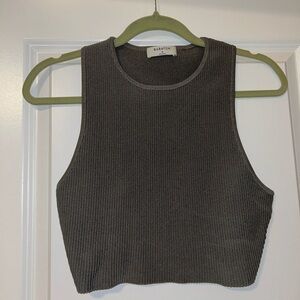Cropped Grey Aritzia Tank